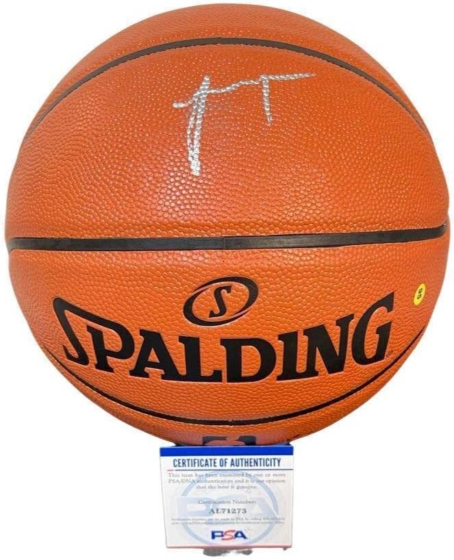 Jalen Green imzalı Basketbol PSA / DNA Houston Rockets imzalı - İmzalı Basketbollar