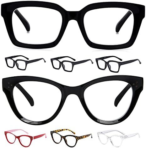 Eyekepper, Birlikte Verilen 4'lü Bayan Okuma Gözlüklerinde ve Kadınlar için 4'lü Okuyucularda %10 Tasarruf Edin +4.00