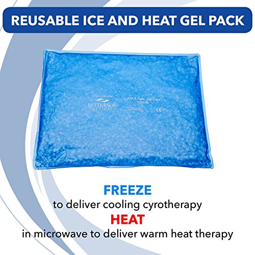 Performa Yeniden Kullanılabilir Sıcak ve Soğuk Jel Paketleri, Esnek Sıcak veya Soğuk Kompresyon Tedavisi için Servikal