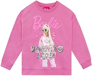 Barbie Kız Çocuk Payetli Sweatshirt Çocuk Uzun Kollu Kazak