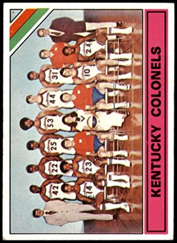1975 Topps 323 Kentucky Albayları Albaylar (Basketbol Kartı) VG + Albaylar