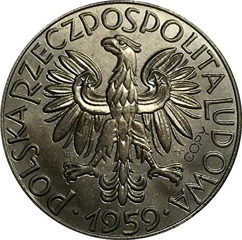 1959 Polonya Nikel Paraları 29mm