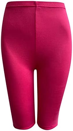 Kapri pantolonlar Kadınlar için Diz Boyu Kapri Yoga Pantolon Sıkı Koşu Spor Egzersiz Tayt Karın Kontrol Atletik Pantolon