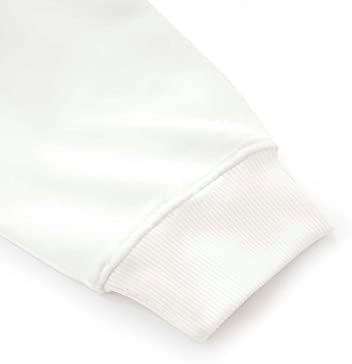 Kadınlar - Erkekler için AVLUZ Sweatshirt İskambil Kartı Baskılı Sweatshirt (Beyaz Renk, Beden: X-Large)