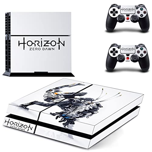 Oyun Horizonet Sıfır Batı Alaşım PS4 veya PS5 Cilt Sticker PlayStation 4 veya 5 Konsolu ve 2 Kontrolörleri Çıkartması