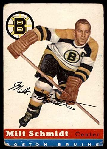 1954 Topps 60 Milt Schmidt Boston Bruins (Hokey Kartı) ADİL Bruins