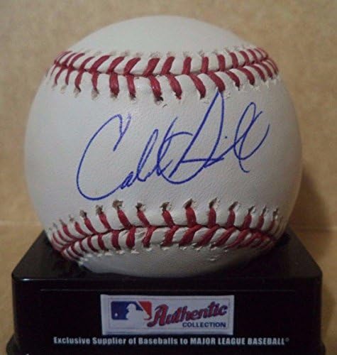 Caleb Gindl Milwaukee Brewers, coa İmzalı Beyzbol Topları ile İmzalı Romlb ML Beyzbol İmzaladı