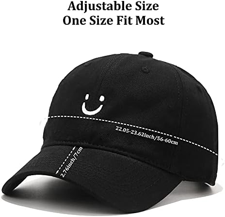 Voılıpex 4 Paket beyzbol şapkası Kadın Erkek Düşük Profilli Pamuk Baba Şapka Ayarlanabilir Düz Şapka