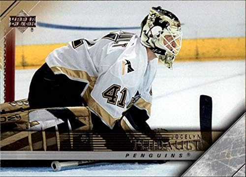 2005-06 Üst Güverte Serisi 2 Hokey 402 Jocelyn Thibault Pittsburgh Penguins Resmi NHL UD Ticaret Kartı