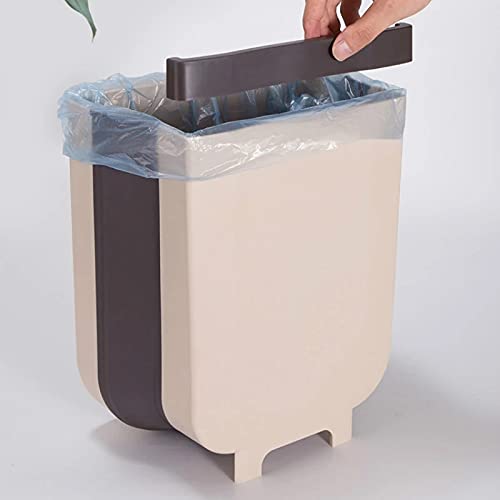 9L Katlanır çöp kutuları Mutfak çöp tenekesi Katlanabilir araba çöp kutusu Duvara Monte Çöp Kutusu Banyo Tuvalet Atık