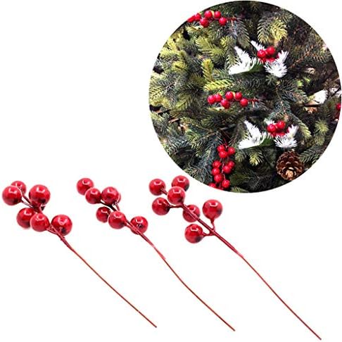 Simülasyon Berry Noel Ağacı Kolye Dekoratif Dekorasyon Noel 3 Adet Ev Dekor Araba Asılı Kristal