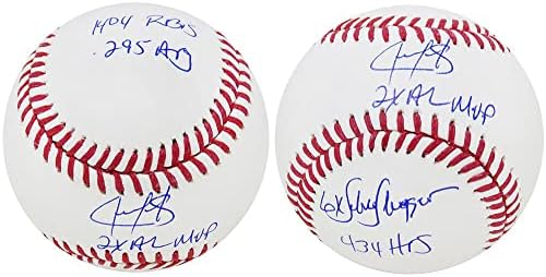 Juan Gonzalez, Rawlings Resmi MLB Beyzbolunu 5 İstatistikle İmzaladı - İmzalı Beyzbol Topları