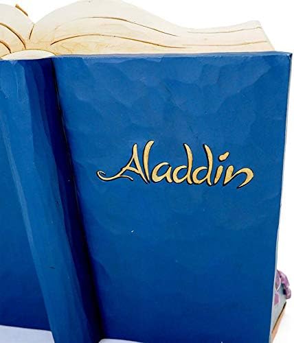 Enesco Disney Gelenekleri Jim Shore Hikaye Kitabı Aladdin Heykelcik, 5,7 İnç, Çok Renkli