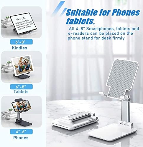 LADUMU Masaüstü Standı Katlanabilir Çok Boyutlu kullanımı kolay Cep telefon standı Çok Açılı Mini Taşıması kolay Taşınabilir