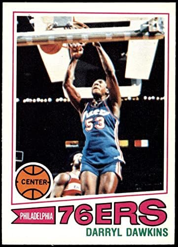 1977 Topps 132 Darryl Dawkins Philadelphia 76ers (Basketbol Kartı) VG/EX 76ers