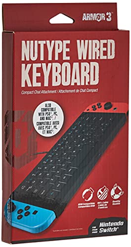 Nintendo Anahtarı için Armor3 “NuType” Kablolu Klavye