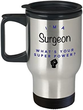 Cerrah Seyahat Kupası, Ben Cerrahım Süper Güç Nedir? Komik Kariyer Kahve Kupaları, Erkek Kadın iş arkadaşları için