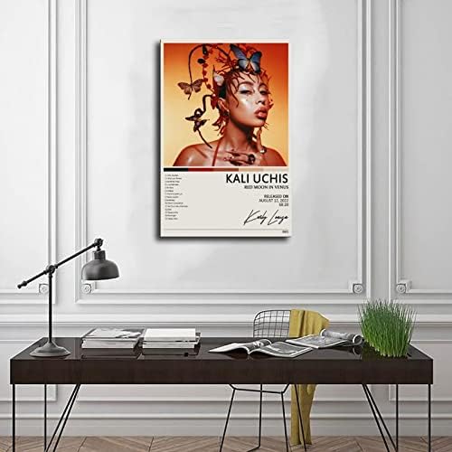 Kali Uchis Albüm Kapağı Posteri / Müzik Posteri / Oda Estetik Dekorasyon / Müzik Albümü Duvar Sanatı Kişisel Fotoğraf