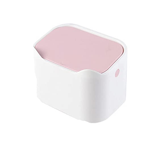 ZHAOLEI Masaüstü çöp tenekesi Mini Ofis Masaüstü çöp kutusu Banyo Mutfak çöp tenekesi yemek masası çöp tenekesi Taşınabilir