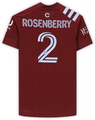 Keegan Rosenberry Colorado Rapids İmzalı Maç - 2020 MLS Sezonundan İkinci El 2 Bordo Forma-İmzalı Futbol Formaları