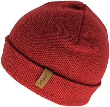 Craftman Akrilik Yumuşak Sıcak Kış Günlük kullanım Açık Kısa Bere şapka Erkekler ve Kadınlar için Yürüyüş ve Seyahat