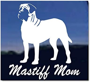 Mastiff Anne Vinil Pencere Köpek çıkartma