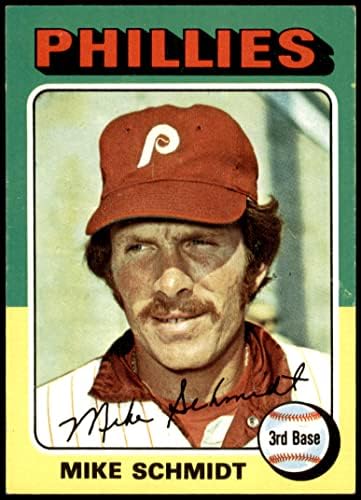 1975 Topps 70 Mike Schmidt Philadelphia Phillies (Beyzbol Kartı) ESKİ / MT Phillies