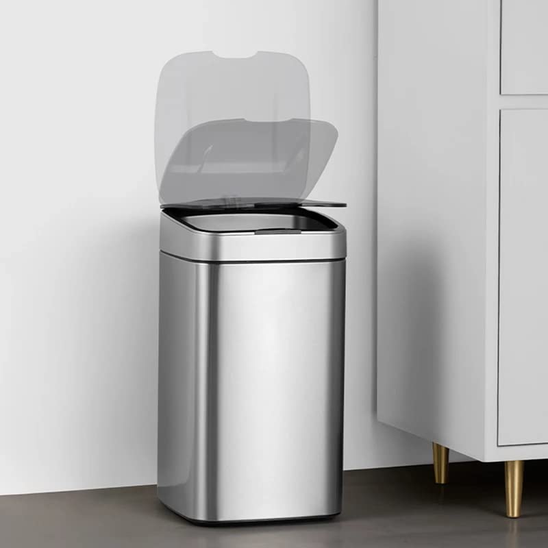 N / A Mutfak Akıllı çöp tenekesi Otomatik Sensör Oturma Odası Paslanmaz Çelik çöp tenekesi Automatica çöp kutusu