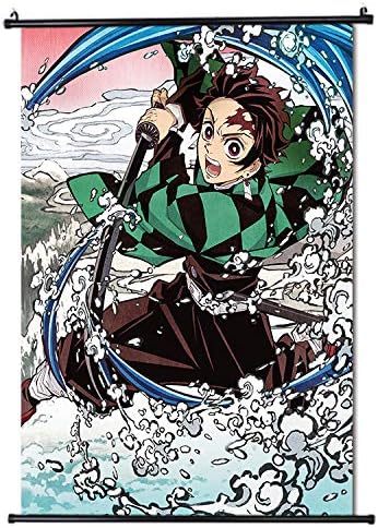 kopoo iblis avcısı-Japonya Anime Kumaş Duvar Kaydırma Posteri 001 Boyutu 30x45 cm(12x18 inç)