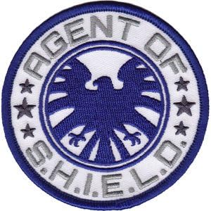 S. H. I. E. L. D. Ajanı. İşlemeli Yama, YENİ 3 inç Yuvarlak Lisanslı EMEKLİ p-mvl-0050