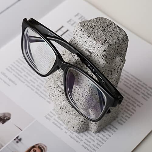 MAKOUYU Komik Gözlük Tutucu Güneş gözlüğü teşhir standı Gözlük Tutucu Diriliş Ada Heykeli Şekilli Standı Ofis Masası