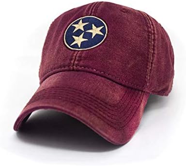 Tennessee Bayrağı Üç Yıldızlı Şapka, Tuğla Kırmızısı