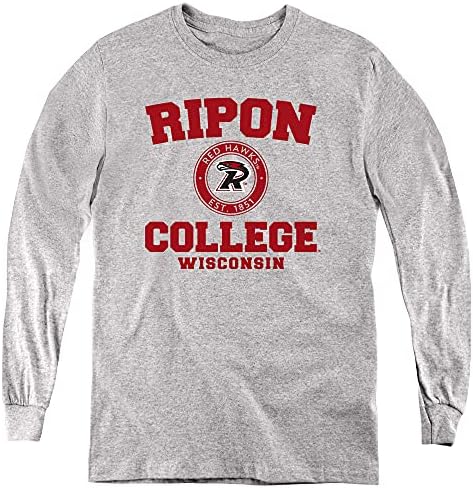 Ripon Koleji Resmi Daire Logosu Gençlik Uzun Kollu T Gömlek