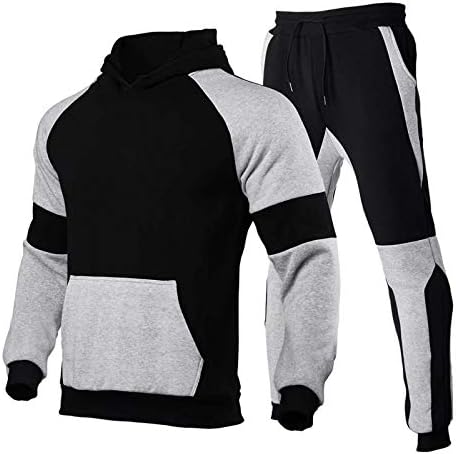 OJınShaWanO Takım Elbise 2 Parça Kıyafetler Erkekler için şort takımı Rahat Spor Takım Elbise Eşofman Spor Yaz Eşofman