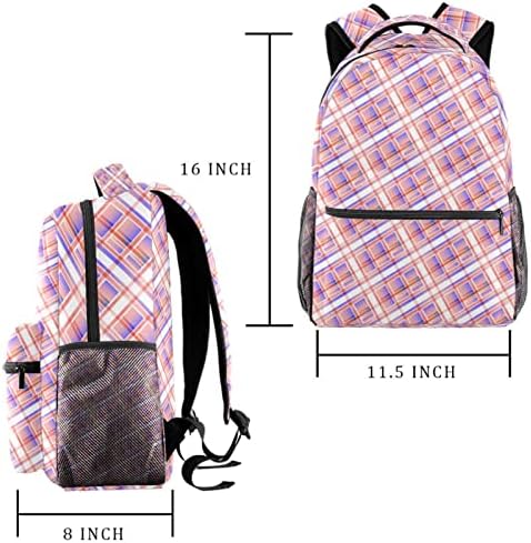 KAPOHU Pembe Geometri Desen Rahat Okul erkekler için sırt çantası Kızlar Laptop Sırt Çantası Seyahat Çantası Erkekler