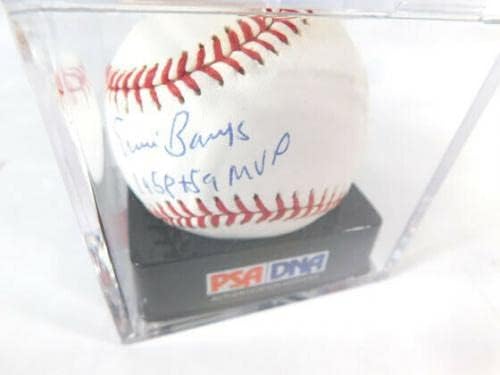 1958 + 1959 MVP Ernie Banks, LOA ile Beyzbol İmzaladı ve PSA/DNA 10 Otomatik İmzalı Beyzbol Toplarını Derecelendirdi