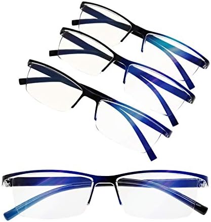 MARE AZZURO 4 Paket mavi ışık engelleme okuma gözlüğü kadın erkek okuyucular 1.0 1.25 1.5 1.75 2.0 2.25 2.5 2.75 3.0