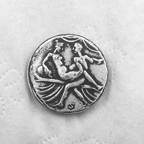 Kabartmalı Yunan Sikke XII Gümüş Sikke Sikke hatıra parası collectionCoin Koleksiyonu hatıra parası