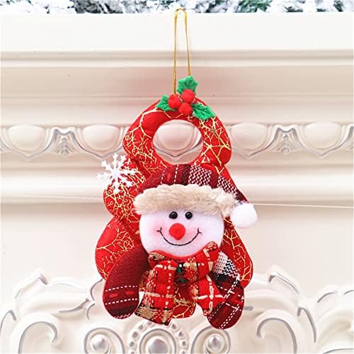 Noel Ağacı Süsleri Asılı Peluş Kolye Noel Aile Partisi Tatil Süslemeleri için Uygun Kristal Boncuk Perde