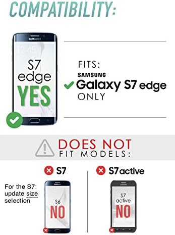 Smartish Galaxy S7 Kenar Cüzdan Kılıfı-Q Kart Kılıfı [Samsung İnce Koruyucu Kickstand Tutma Kapağı] - Cüzdan Avcısı