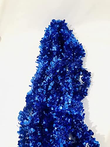 Noel Dekorasyonu için Yeni Mavi Cicili Bicili Çelenk Metalik Noel Ağacı Süsleme Süsleri Eve Taşınma Partisi Yeni Yıl