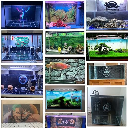 Akvaryum Arka Plan Sticker Dekorasyon Balık Tankları için, Vortex Bilim Kurgu Kalıntı HD 3D Poster (11. 8x23. 6in