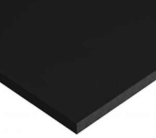 3 (Paket) HDPE (yüksek yoğunluklu polietilen) plastik levha 3/8 x 6 X 12 siyah ışık dokusu her İki Taraf