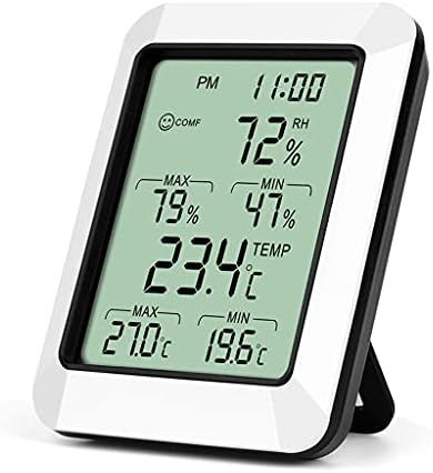BBPOU Dijital Termometre Higrometre Odası Kapalı Sıcaklık Sensörü Nem Ölçer Higrometre